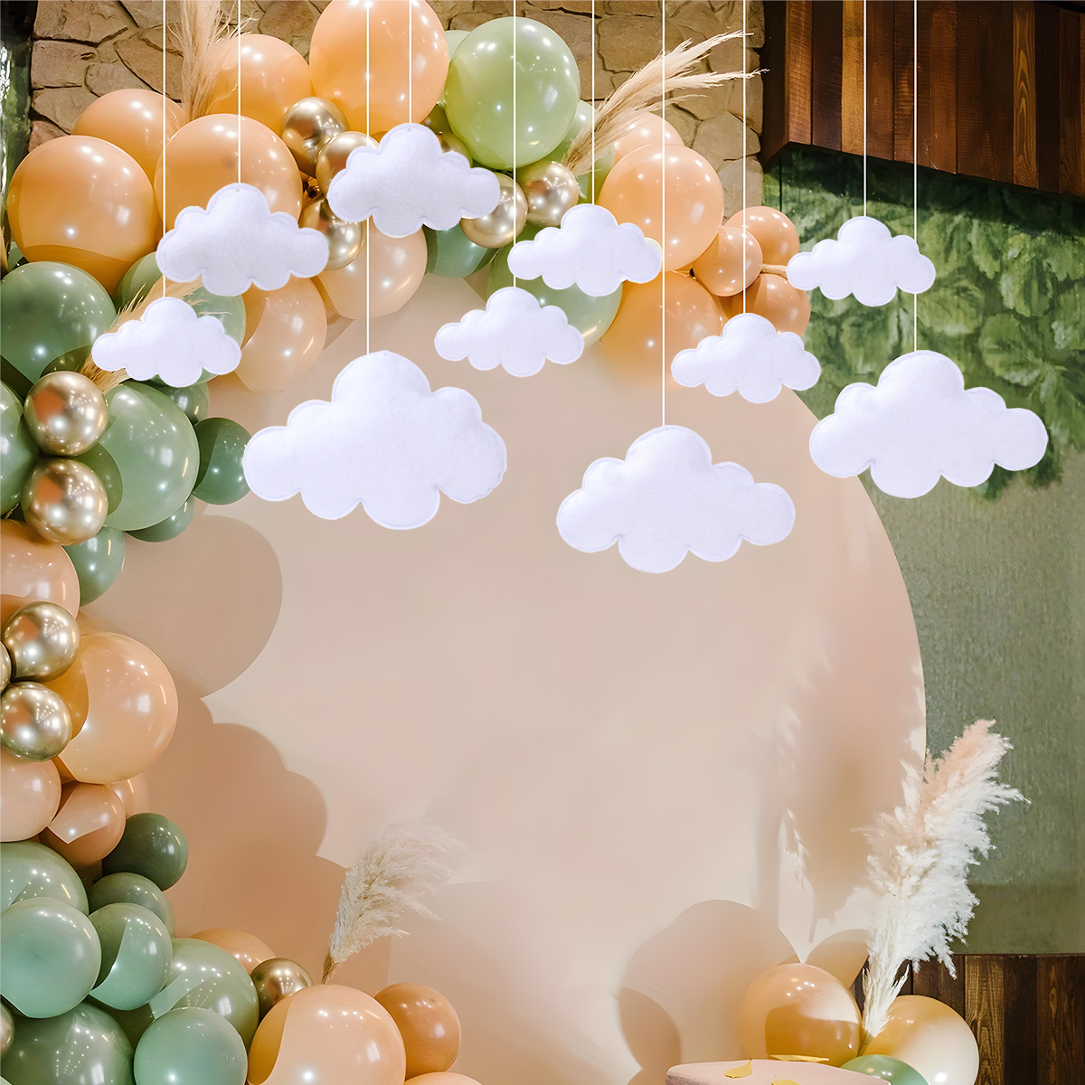 Science Of Happiness - 3D Felt Cloud Hanging Pendant Birthday