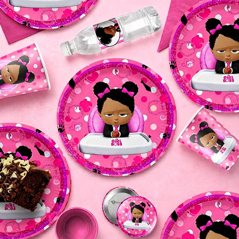 Science Of Happiness - Boss Baby Birthday Party Decorations Supplies