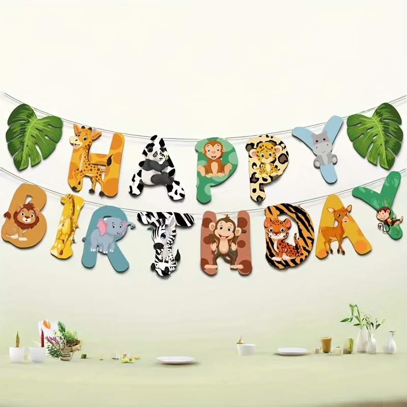 15pcs Jungle Safari Party Pape - Science Of Happiness ulasan dan harga