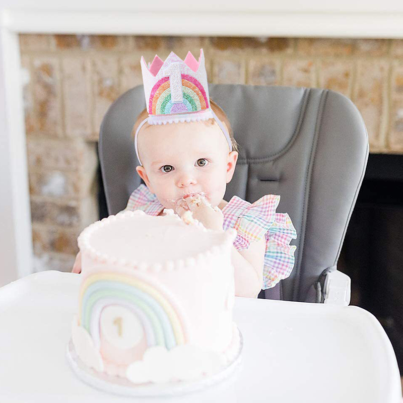 Felt Rainbow Theme Birthday Pa - Science Of Happiness ulasan dan harga