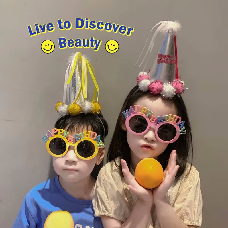 Birthday Party Props Happy Bir - Science Of Happiness ulasan dan harga