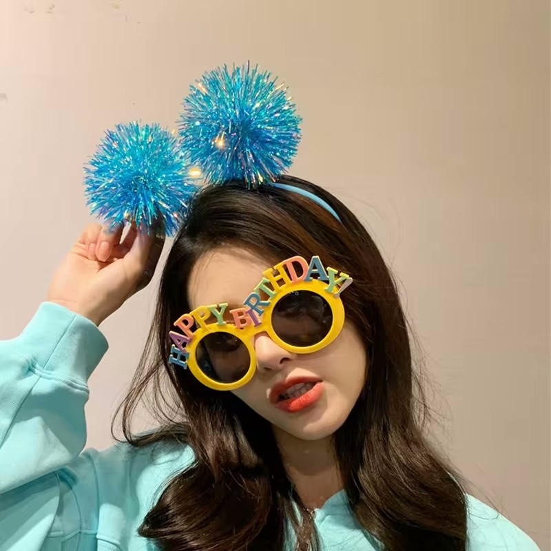Birthday Party Props Happy Bir - Science Of Happiness ulasan dan harga