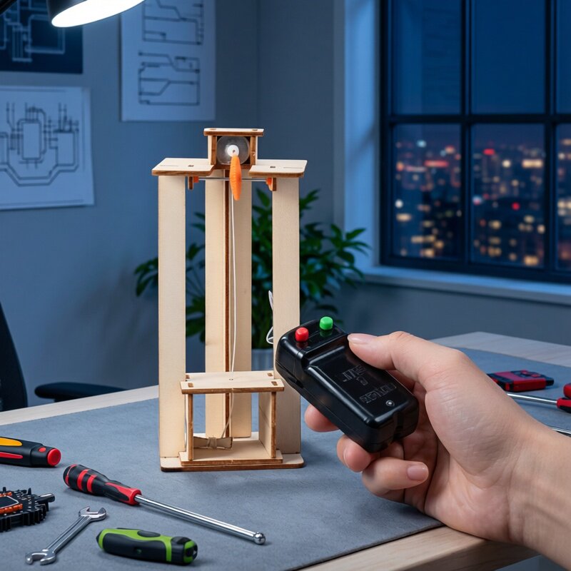 DIY Electric Elevator Lift Mod - Science Max ulasan dan harga