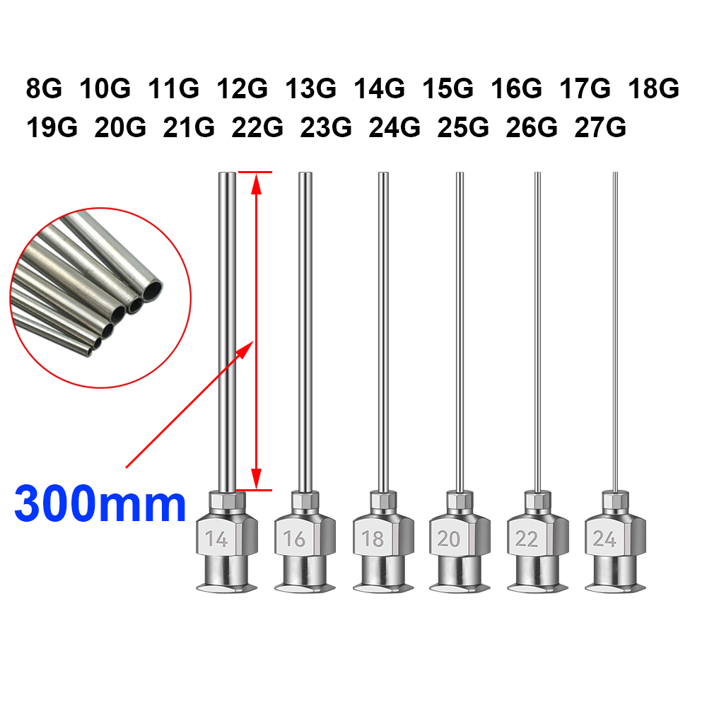 12pcs SUS304 300mm Long Blunt  - Hobby Science Lab ulasan dan harga