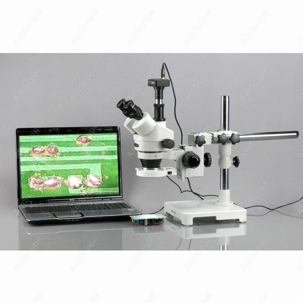 AmScope SM-3T Trinocular Zoom  - Amscope Microscope Stereo 7X-45X ulasan dan harga