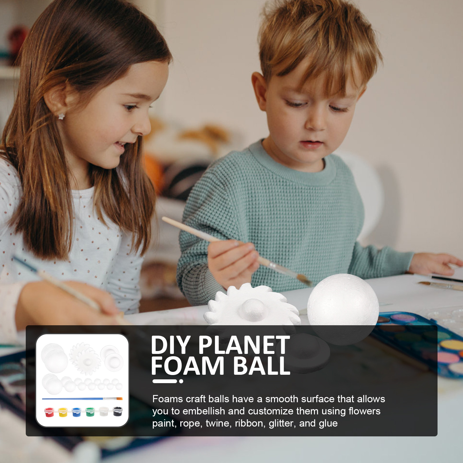 2Sets DIY Solar System Foam Ba - Science Project ulasan dan harga